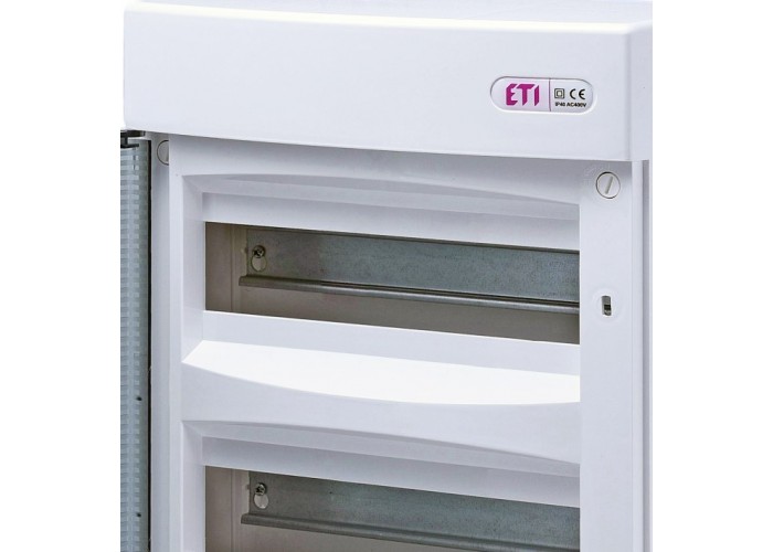 Зовнішній модульний щит ETI 001101020 ECT 48PT 48 М з прозорими дверцятами
