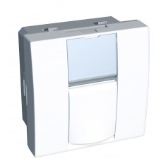 RJ45 розетка Schneider Electric Altira ALB44347N Cat6А екранована (білий)