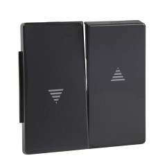 Антрацитова клавіша Schneider Electric Aquadesign MTN343414 для ролетного вимикача
