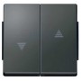 Антрацитовая клавиша Schneider Electric Aquadesign MTN343414 для роллетного выключателя