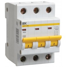 Автомат захисту мережі IEK ВА47-29М 3п B 4А