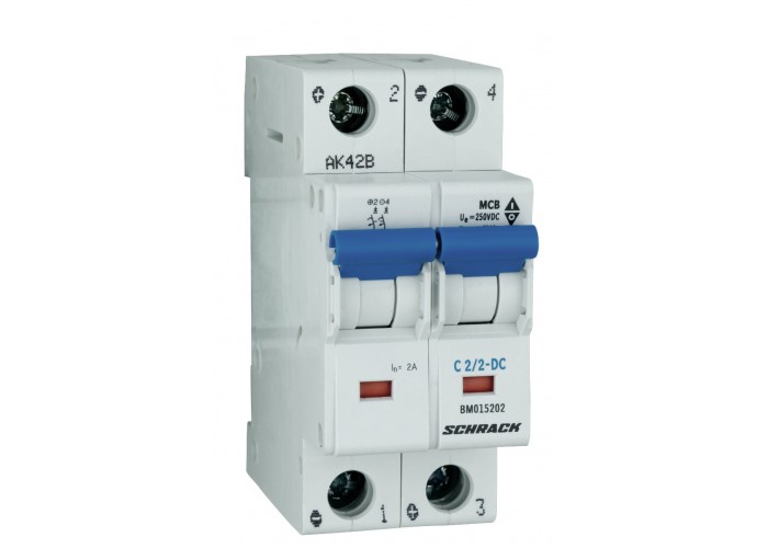 Автоматичний вимикач Schrack Technik BM015202-- 500В DC 2А