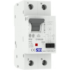 Диф автомат SEZ PFI2 З 10A/0,03A (PFI2С_10A/0,03A)