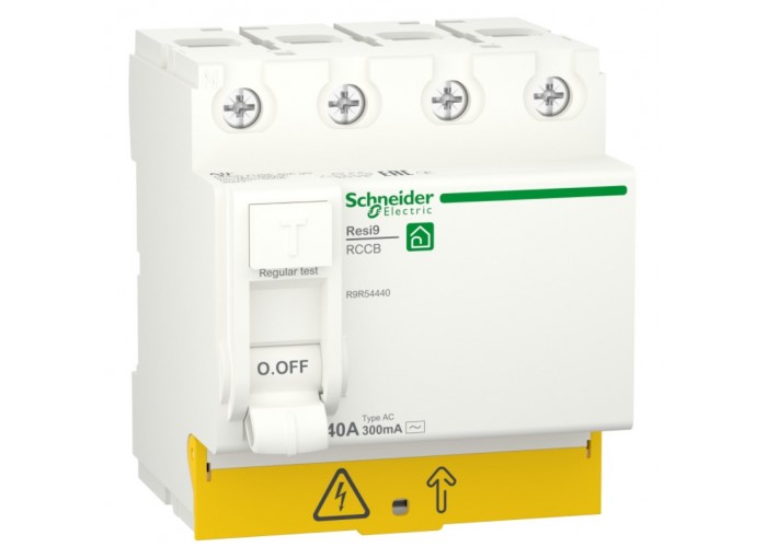 Диференціальне реле Schneider Electric R9R54440 RESI9 4P 40A 300мА АС