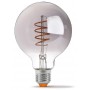Диммована філаментна лампа Videx Filament G95FGD E27 4Вт 2100K (VL-G95FGD-04272) графіт