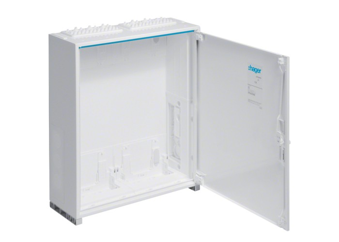 Двосекційна шафа Hager FP42TN2 Univers IP44/I 650x550x205мм