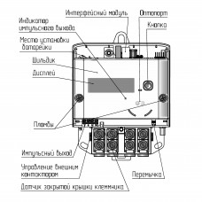 Електролічильник MTX 1A10.DG.2Z5-CD4 Teletec