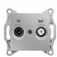 Кінцева TV/SAT розетка Schneider Electric Sedna SDN3401660 (алюміній)