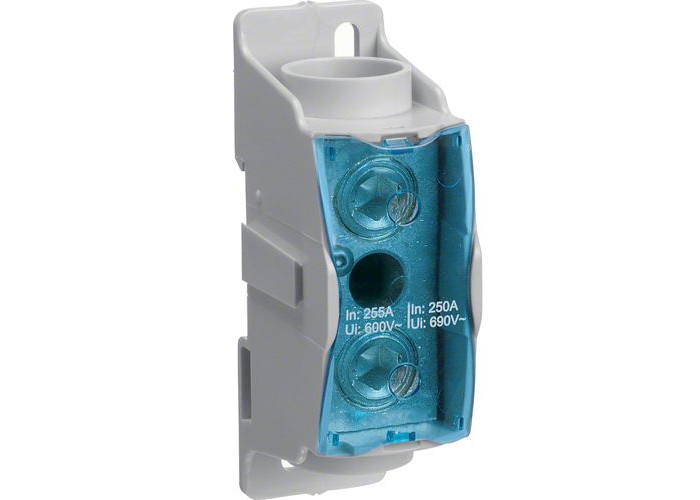 Клема Hager KJ250A 250А 1000В AC/DC Iкз=100кА 35-120мм²