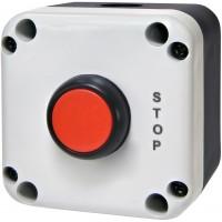 Кнопковий пост Eti ESB1-V2 Standart STOP червона (4771622)