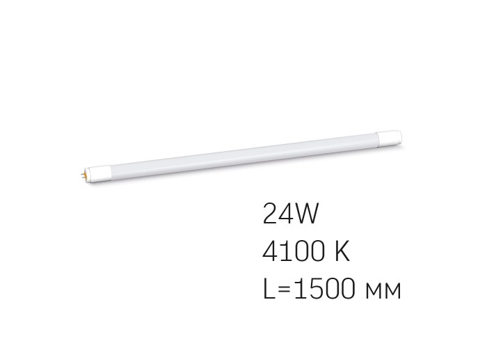 Матова LED лампа Videx T8 24Вт 4100K 1.5м (VL-T8-24154)