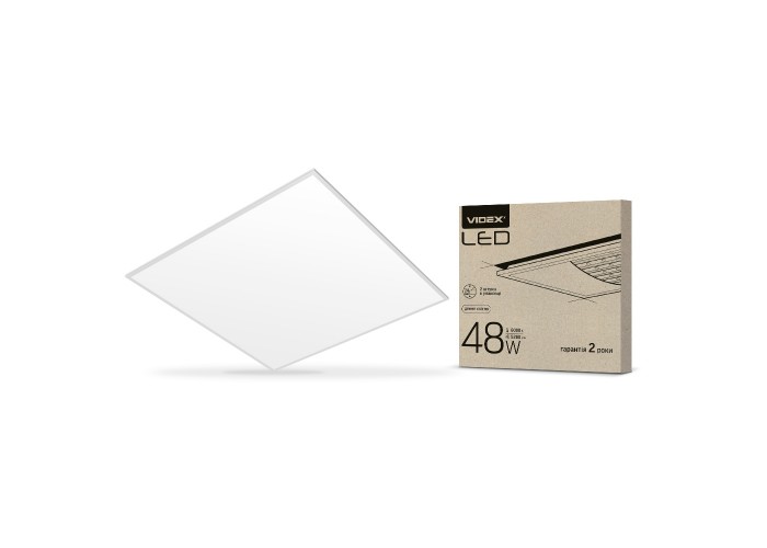 LED панель Videx 48W 6000K матовая VL-Pb486W(2)