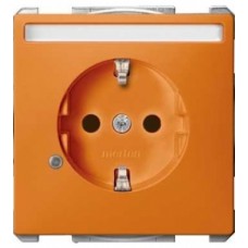 Механізм розетки SCHUKO із заслінками оранж. 16А Merten, MTN2303-4002