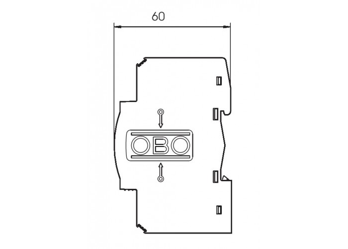 Обмежувач перенапруг OBO Bettermann (5093654) Тип I+II V50-B+C 3+NPE