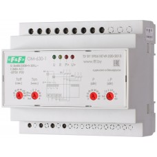 Обмежувач потужності F&F OM-630-1 3х(50-450)В 2х8А/5-50кВт (USB порт)