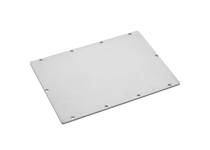 Панель Hager MES-AL04 із алюмінію для кабельного введення IP40 5х298x200мм