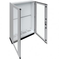 Підлоговий щит із прозорими дверима Hager FR24L1 Univers IP55/II 1850x1050x275мм із цоколем h=100мм