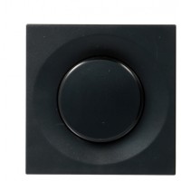 Поворотний світлорегулятор Hager Systo WS060N 2М (антрацит)