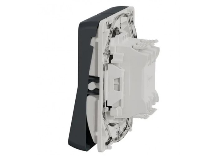 Прохідний 2-клавішний перемикач Schneider Electric MUR35019 (сх.6+6) IP55 (антрацит)