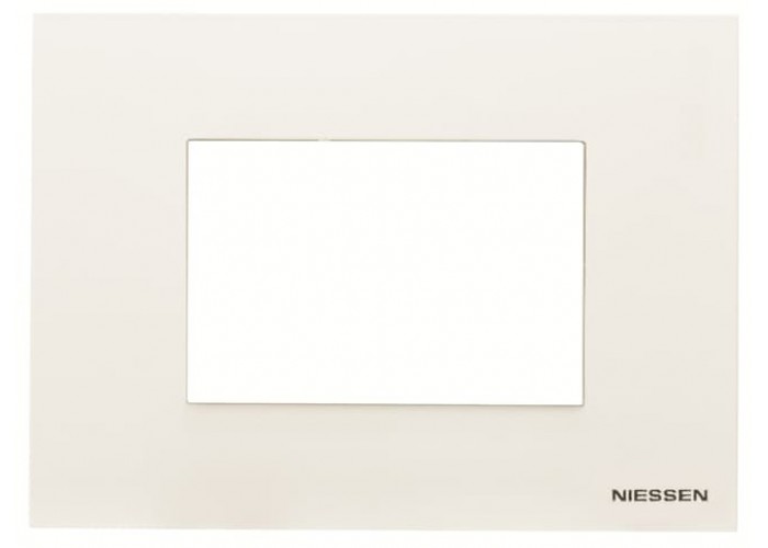 Рамка ABB Zenit 2CLA247300N1101 N2473 BL італійський стандарт 3М (білий)