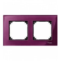 Рамка подвійна M-ELEGANCE glass рубін Merten, MTN4020-3206
