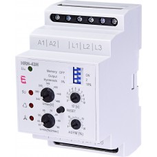 Реле контролю фаз ETI 002471430 HRN-43N 400V AC (3F 2x16A AC1) з нейтраллю