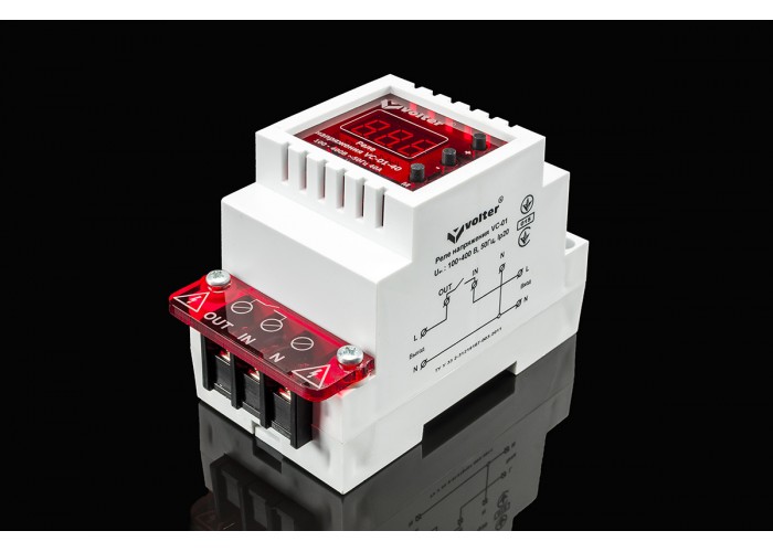 Реле напруги Volter VC-01-40T 40А (підключення трансформатора струму)