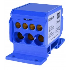 Розподільний блок ETI 001102423 EDBM-7/N (192А 1x4-70; 3x2.5-25; 4x2.5-16)