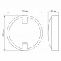 Сенсорний круглий LED світильник Videx 18Вт 5000K IP65 (VL-BH12R-185-S)