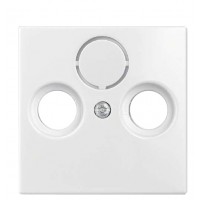 Центральна плата TV+R+(SAT) розетки ABB Basic 55 2CKA001724A4283 1743-94-507 (білий)