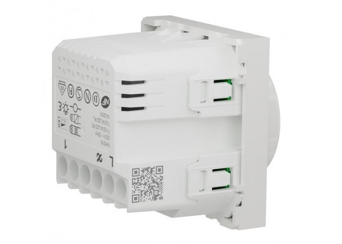 Универсальный поворотный диммер Schneider Electric NU351618 Wiser для LED ламп (белый)