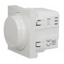 Универсальный поворотный диммер Schneider Electric NU351618 Wiser для LED ламп (белый)