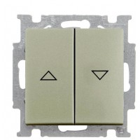 Вимикач жалюзі ABB Basic 55 2CKA001012A2166 2006/4 UC-93-507 (шампань)