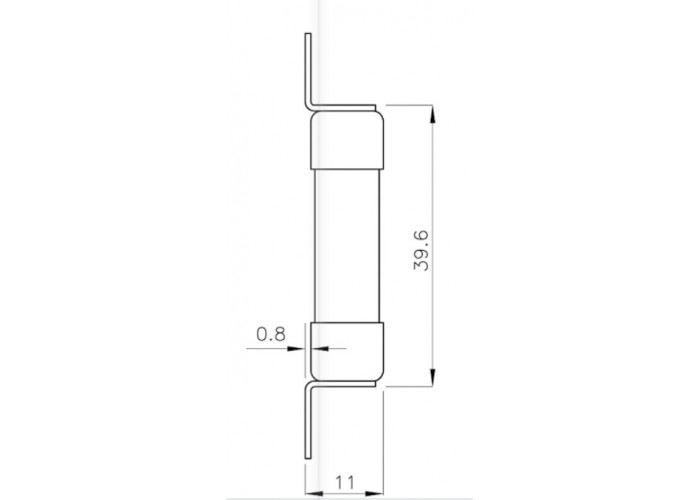 Запобіжник ETI 002625118 CH SU 10x38 gPV 8A 1000V (30kA)