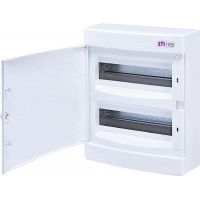 Зовнішній модульний щит ETI 001101008 ECT 24PO 24 М з білими дверцятами