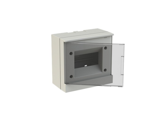 Бокс пластиковий АББ basic E на 6 модулів зовнішній​ ( 1SZR004002A2202 )