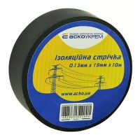 Ізоляційна стрічка Аско-Укрем 0,13x19мм/10м чорна (A0150020037)