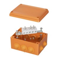Коробка розподільча ДКС 150х110х70 з клемемами 5х16мм² оранжева IP56 ( FSB21516 )