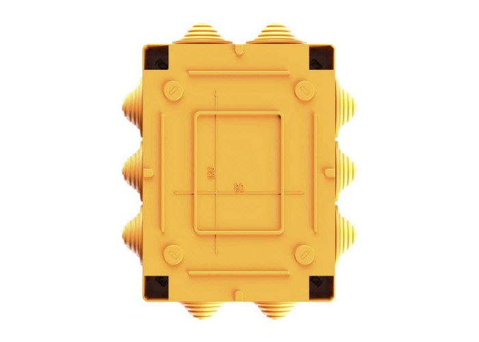 Коробка розподільча ДКС 150х110х70 з клемемами 5х16мм² оранжева IP56 ( FSB21516 )