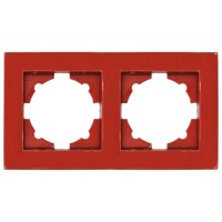 Рамка ELBI VEGA Colorline бордова 2-на (510-012210-226)