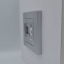 Розетка ELBI ZENA Silverline сірий металік телефонна без рамки ( 609-011000-221 )