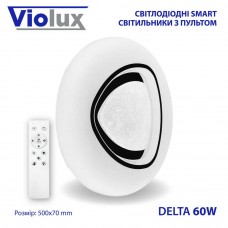 Світильник LED smart DELTA+пульт 60W 3000-6000K IP20 круг ( 220225 )