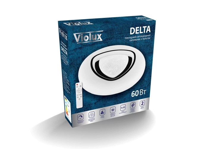 Світильник LED smart DELTA+пульт 60W 3000-6000K IP20 круг ( 220225 )