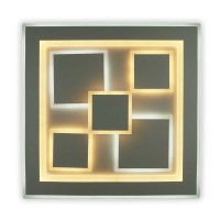 Світильник LED smart OXFORD+пульт 110W 3000-6000K IP20 білий квадрат ( 220425 )