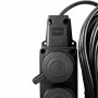 Подовжувач Violux 4p 15м без заземлення чорний IP44 каучук ( 934152 )