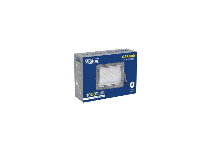 Прожектор LED Violux CARBON 10W 5000K 1000lm IP65 ( 400132 )