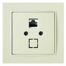 Розетка Nilson Thor кремова комп'ютерна  CAT5e RJ45 ( 27121044 )