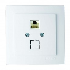 Розетка Nilson Touran біла комп'ютерна  CAT5e RJ45 ( 24111044 )