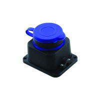 Розетка Violux каучук настінна з кришкою IP44 ( 930640 )