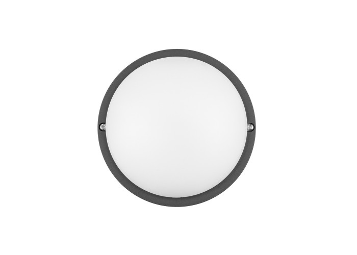 Світильник LED Violux НББ ATOM UA MW sensor 12W 5000K IP54 антрацит ( 243363​ )